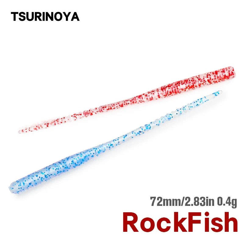TSURINOYA рыболовная приманка 72 мм 0 5 г УФ материал ацзин маленькая одинарная Игла