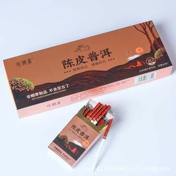 

Chenpipuerchayan Tangerine Pu'er Tea Smoke Fine Branch No Nicotine Alternative To Smoke for Help Quit Smoking for Men and Women