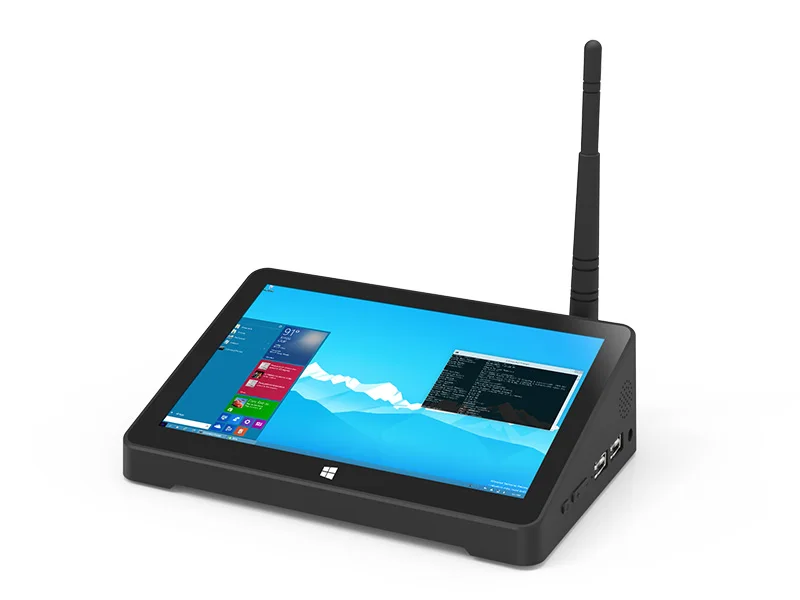 T7-W Mini PC: 7 Inch 1280x800 IPS Screen, Windows 10, Intel Z3735F, 2G RAM, 32G ROM, BT4.0, Wifi, RJ45 Description Image.