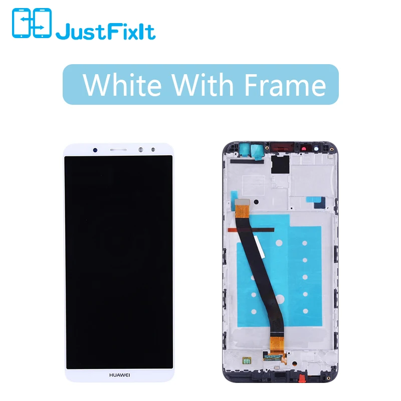 White with Frame 5," 1920x1080 ips ЖК-дисплей для huawei mate 10 Lite ЖК сенсорный экран дигитайзер Запасные части - Цвет: White with Frame