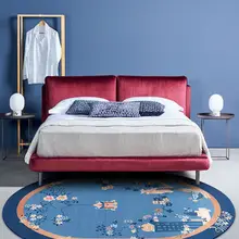 Прикроватный коврик для спальни в китайском стиле, кофейный, обеденный столик Овальный коврик