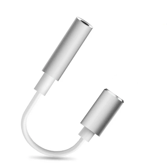 IOS 13 для iPhone аудио адаптер для lightning до 3,5 мм наушников Aux Jack кабель 3,5 наушников музыкальный разъем Adaptador сплиттер - Цвет: silver