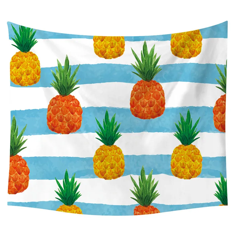 

Pineapple Blanket Tapestry 3D Printed Tapestrying Rectangular Home Decor Wall Hanging Style-4