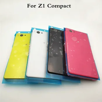 

Original Front Middle Frame Port Plug Cover Back Battery Cover For Sony Xperia Z1 Compact mini D5503 Full Housing