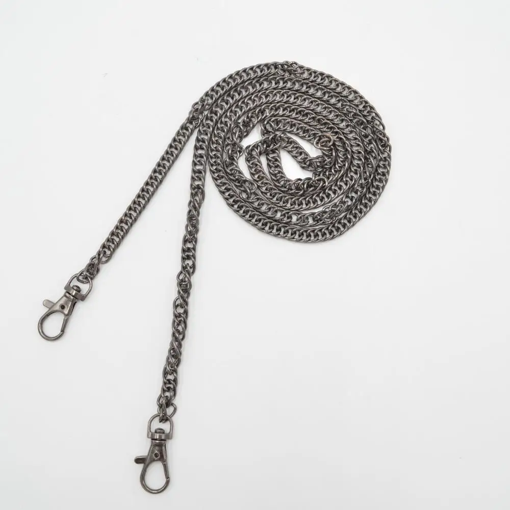 10pcs 120cm Metal Chain For Shoulder Bags Handbag Buckle Handle DIY Strap Accessories for Hardware Double Woven