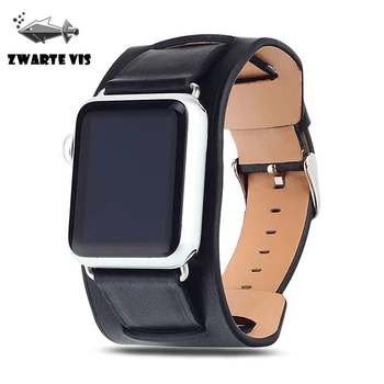 

Leather double circle for Apple Watch1/2/3/4/5 top cowhide for apple watch for iwatch 38/40/42/44mm strap for iwatch bracelet