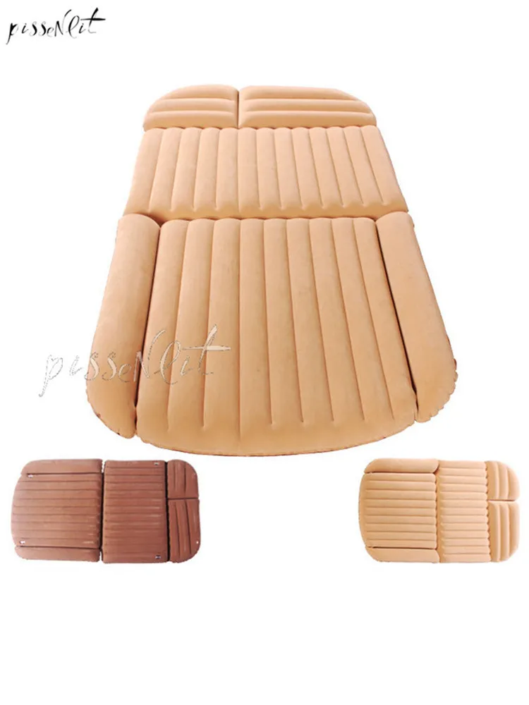 SUV Trunk Inflatable Car Mattress Flocking Portable Padded Inflatable Cushion Sexy Car Travel Bed Child Lover Mattress