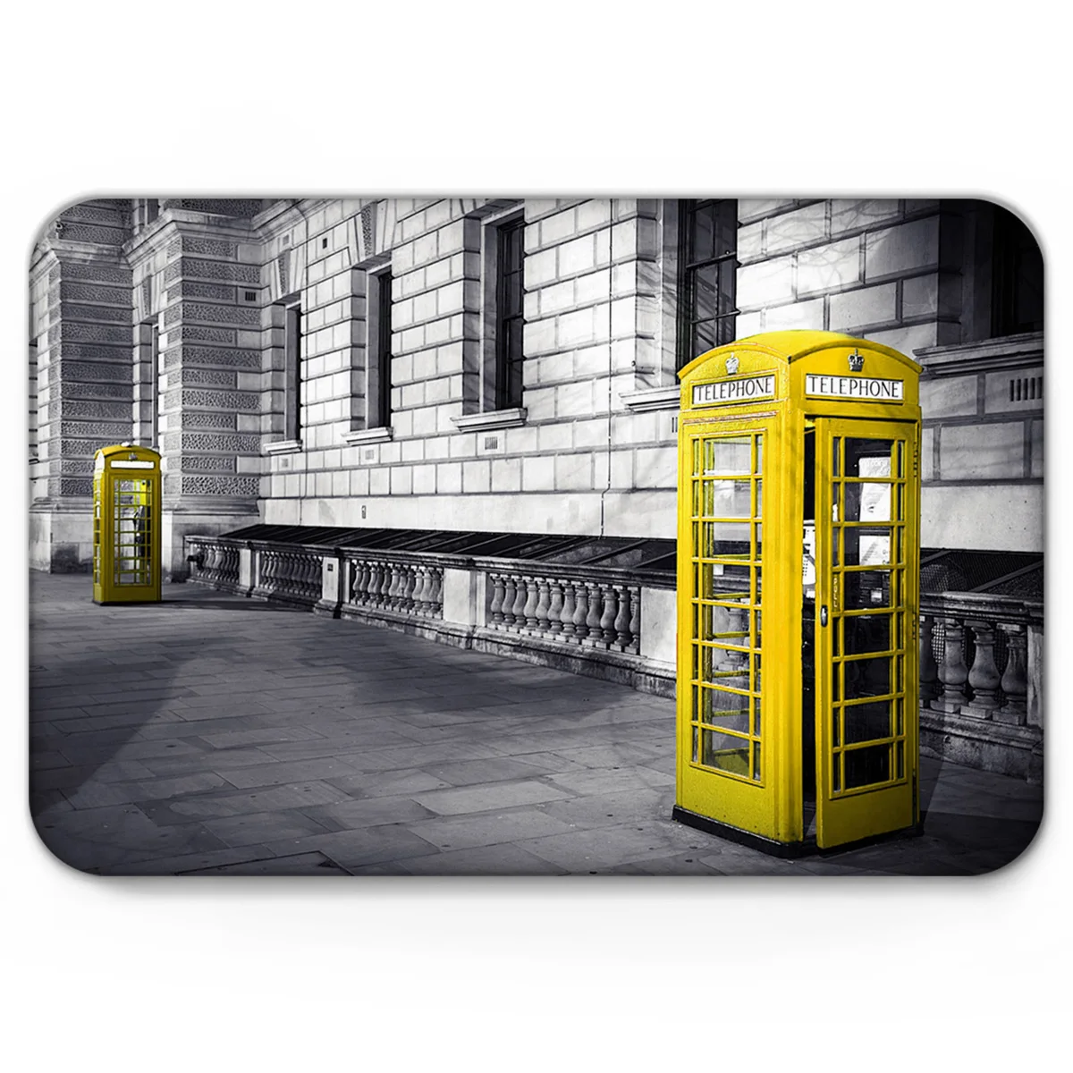 Домашний Противоскользящий коврик для входной двери с отделением телефона | Дом