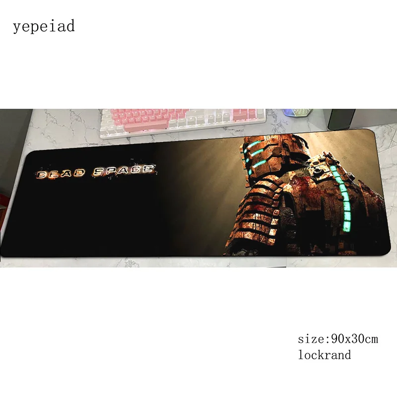 Dead Space Mouse Pad Gamer 900X300X4Mm Gaming Mousepad Large Notbook Desk Mat Cheapest Padmouse Games Pc Gamer Mats Gamepad