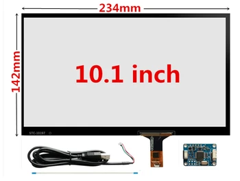 

10.1 inch 230mm*142mm Raspberry Pi tablet PC navigation Capacitive Touch Digitizer Touch screen panel Glass USB Driver board