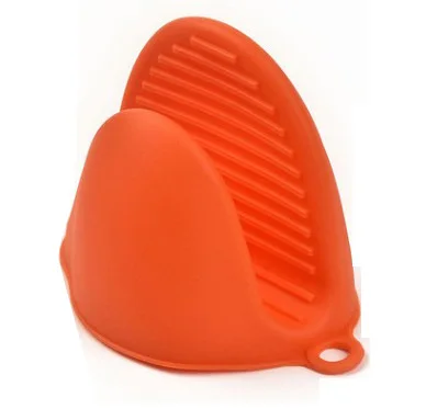 Orange PCute Противоскользящие силиконовые термостойкие перчатки зажимы изоляция антипригарная Кастрюля держатель Bowel зажим для приготовления выпечки Прихватки PGM - Цвет: Orange