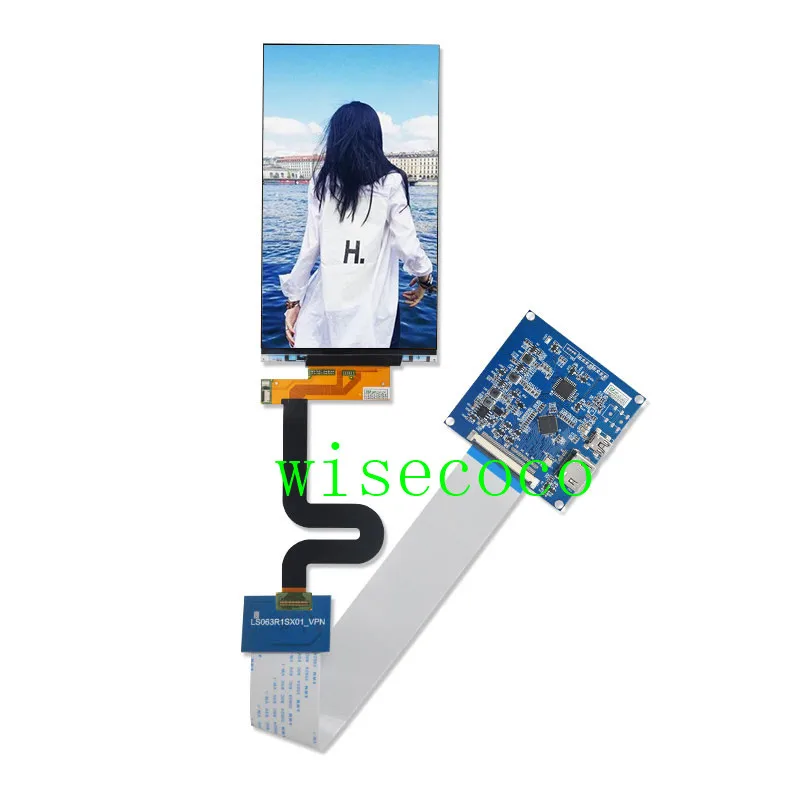 LS063R1SX01 6,3 дюймов 2k ips ЖК-модуль 1440*2560 ЖК-дисплей HDMI-MIPI плата для 3d принтера проектора