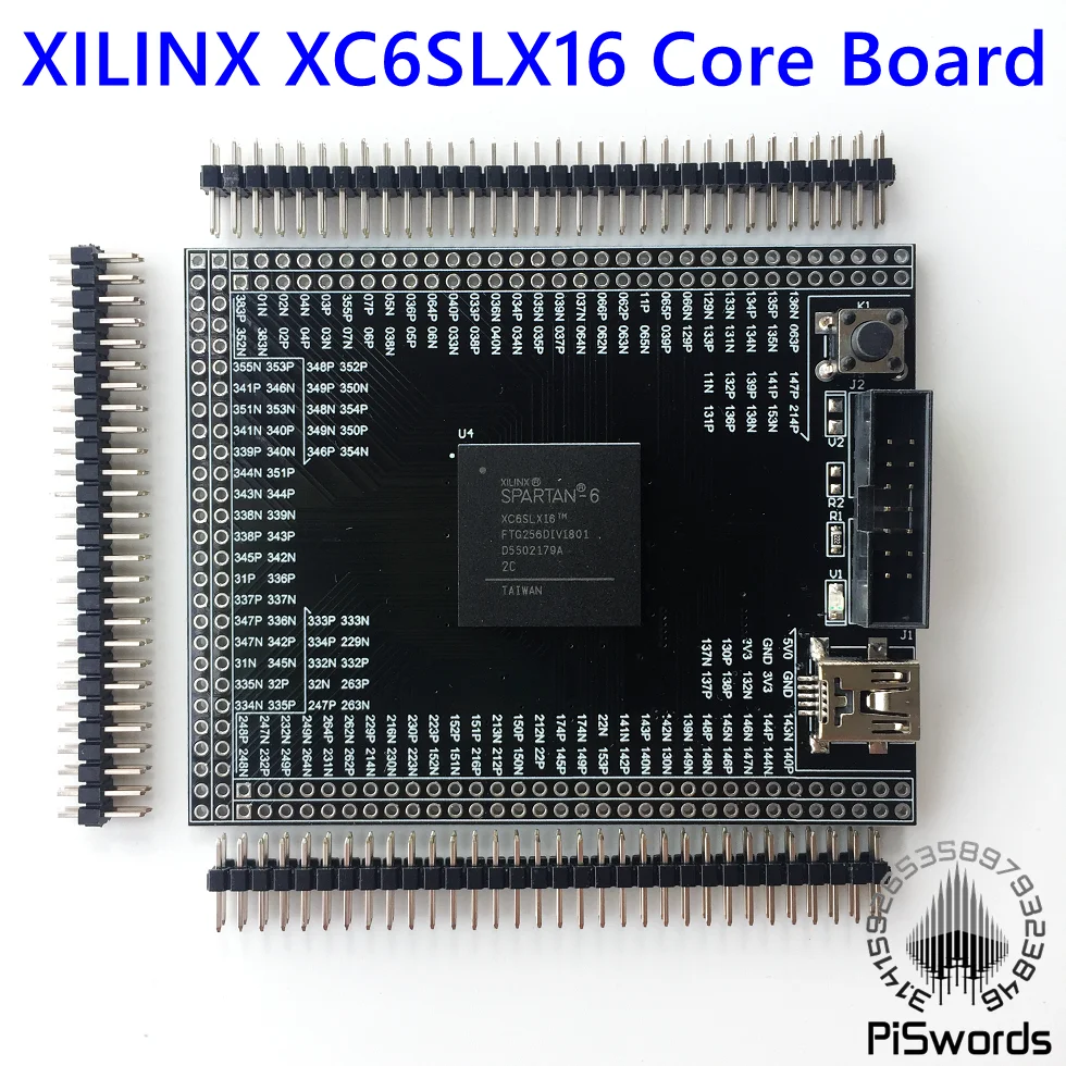 Xilinx  FPGA spartan6   XC6SLX16 Core Board Minimum System development board