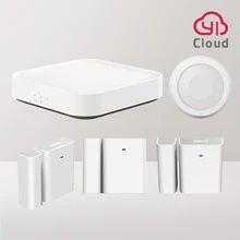 Yi kami kit de acionador partida segurança inteligente com estação base sem fio janela e sensor entrada da porta pir humano/animal estimação detecção sensor