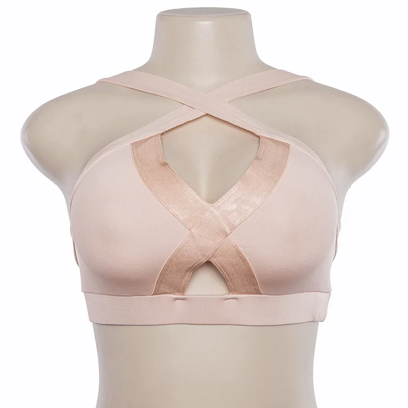 Pink Tops Полиэстер Женская одежда из двух частей Yuga набор женский Фитнес Спортивный бюстгальтер+ леггинсы дышащие костюмы сексуальные топы Спортивная одежда - Цвет: Pink Tops
