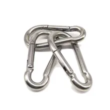 

M4 4PCS Stainless Steel 304 Carabiner Carbine Snap Hook