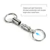 Double Head Key Ring Keychain Outdoor Tactical EDC Car Carabiner Climbing Locking Hanging Padlock Camping Hiking Survival ► Photo 1/6