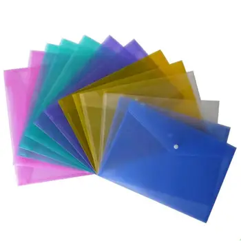 

1PC 6Colors Clear PP Papers Document Creative School Cute Office Award Kids A4 File Bag Folder
