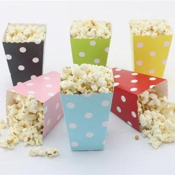 

48pcs Candy Treat Popcorn Sanck Boxes Birthday Party Gifts Box.