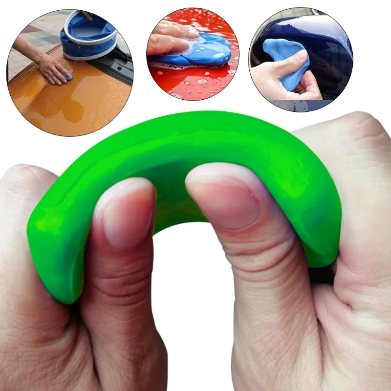 Car Wash Clay 100g Automotive Clay Cleaner Paintless Car Body Maintenance Tool for Quickly Remove Debris cleaning gel car cleaning tool car cleaning clay bar cleaning magic mud car cleaning gel