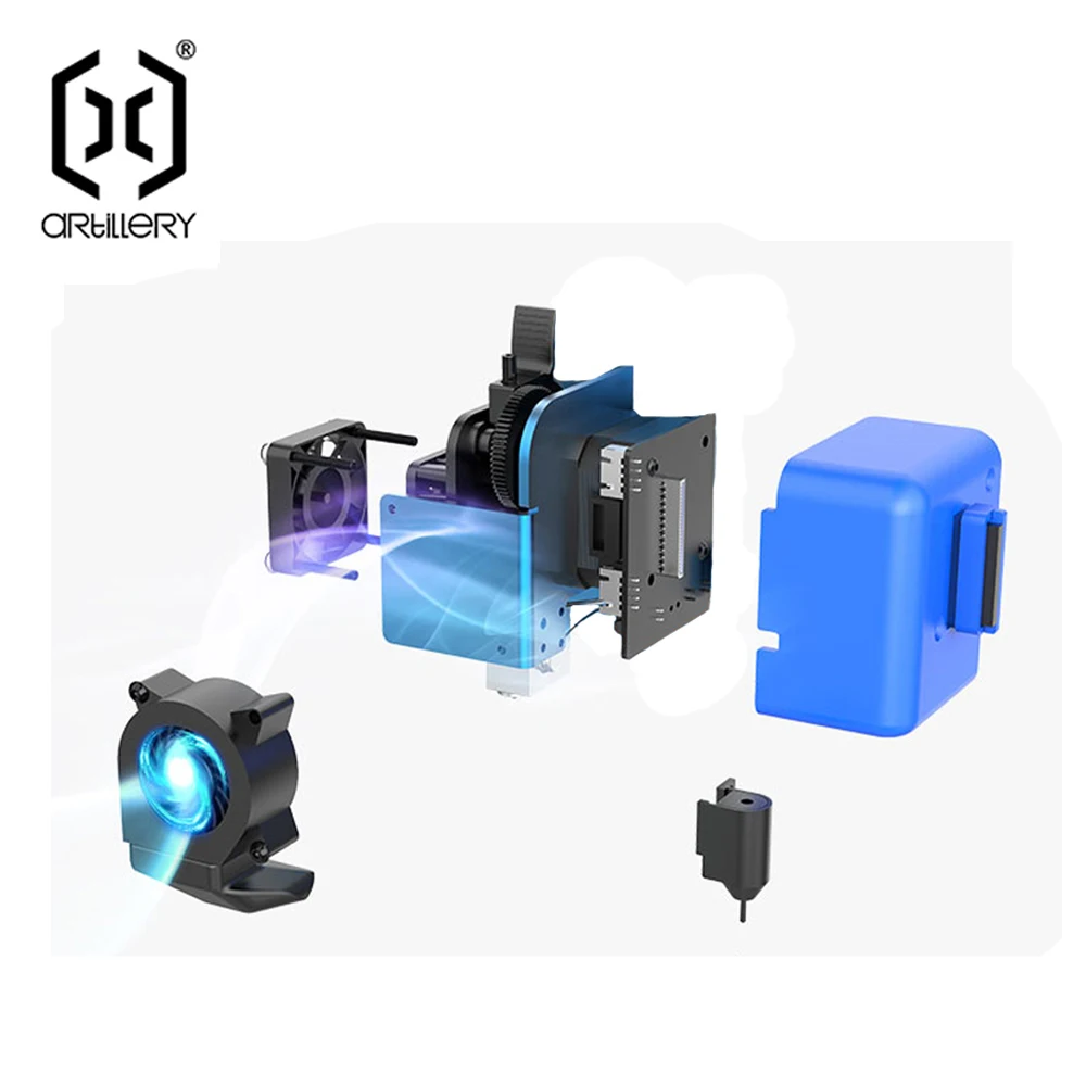 Artilharia Sidewinder x2 e Genius Pro Extrusora Kit Nivelamento Automático Adequado para Canhões Suporte a Outra Marca Impressão 3d - Imagem 3