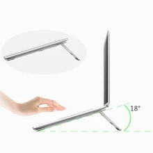 Складная подставка для ноутбука Регулируемый Алюминий Настольный Держатель подставка Тетрадь стол ноутбука Поддержка DU55