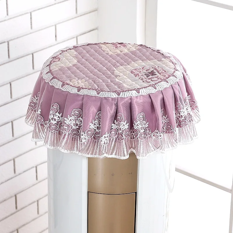 

New Style Padded Air Conditioner Cover Quilted Thick Pastoral Style Circle Vertical Type Dust Cover Multi-Purpose Towel Cover Ai