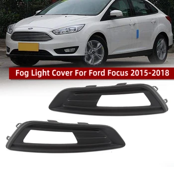 

MIZIAUTO Fog Light Cover For Ford Focus 2015-2018 headlights covers Front Fog Lamp covers Grille Foglights Frame headlight