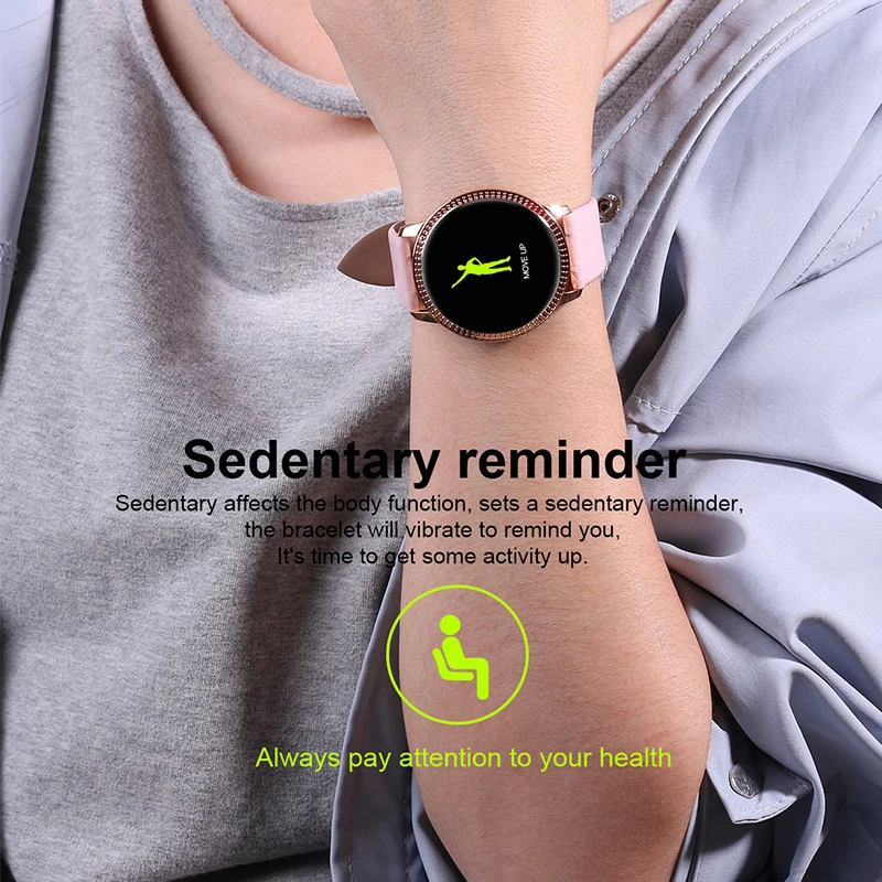 Женские Смарт-часы для фитнеса женские Беговые часы Reloj монитор сердечного ритма Bluetooth Шагомер сенсорные умные спортивные часы для бега