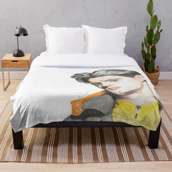 

Jace Norman Vulkan Traditional Drawing Throw Blanket Soft Sherpa Blanket Bed Sheet Single Knee Blanket Office Nap Blanket