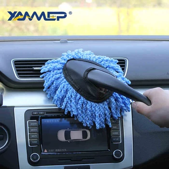 

Car Wash Brush Cleaning Mop Hangable Design Car Cleaning Tool Dust Removal Brush Car wash Kit Detachable Car Accessories Xammep