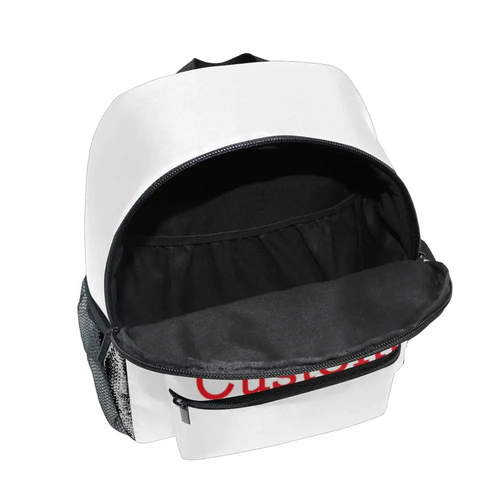 ALAZA Customize Your Logo Name Image Toddlers Backpack Cartoon Children School Bags Baby Kindergarten Backpack Kids Gift Bags