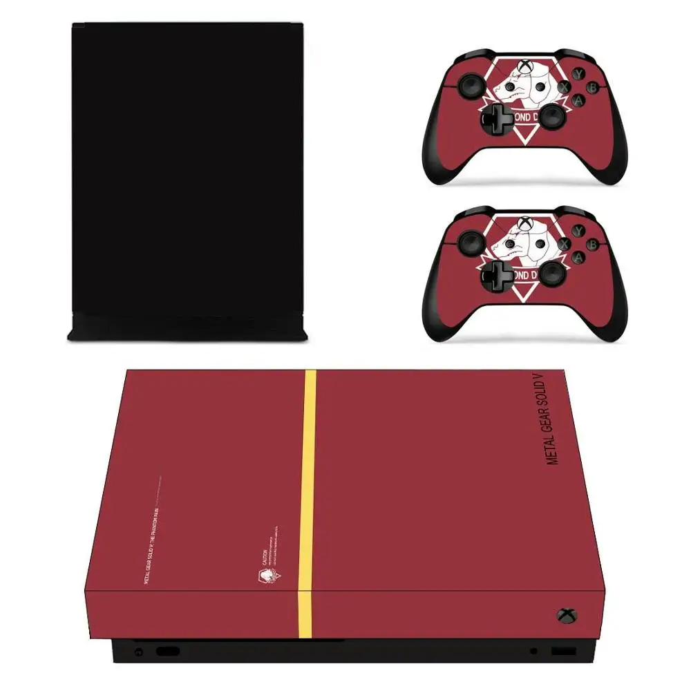 Металлическая Шестерня наклейка s для Xbox One X Виниловая наклейка для кожи наклейки крышка Pegatinas для Xbox one X консоль пульт дистанционного управления скины