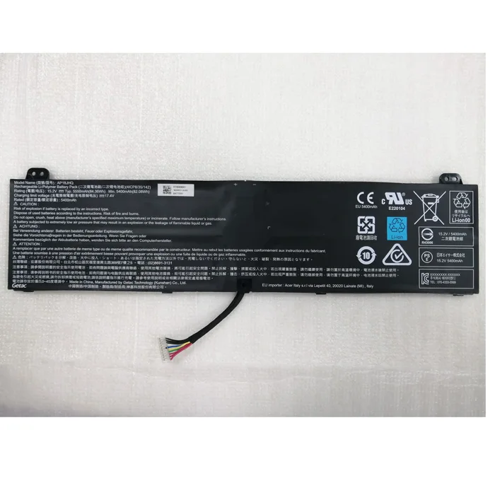 

Новый оригинальный аккумулятор для ACER ConceptD 7 CN715-71, Predator Triton 500, Predator Triton 500 PT515-51 AP18JHQ, KT.00408.001