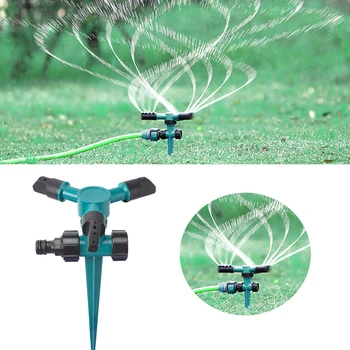 

3 Head Spray Agriculture Lawn Irrigation Adjustable Quick Connect Farm ABS Outdoor Sprinkler Nozzle Garden Watering Park Rotate