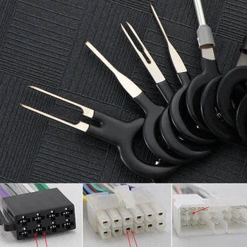 

29Pcs Car Terminal Removal Tool Wire Plug Connector Extractor Needle Puller Pin Release Kit Automobiles Terminal Repair Tool