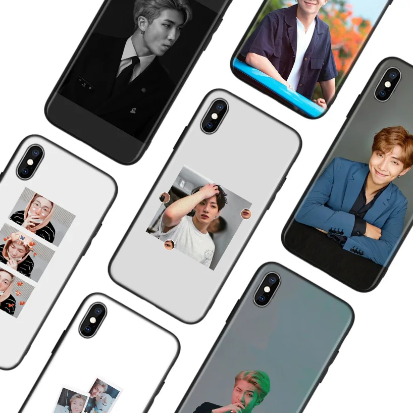 Черный чехол-накладка Rap Monsters RM Namjoon для телефона Apple IPhone 11 Pro XS MAX XR 7 8 6 6S Plus X 10 Ten 5 5S SE Coque Shell