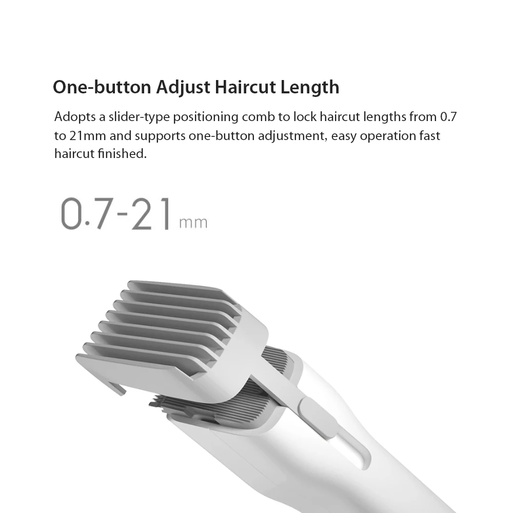 Xiaomi ENCHEN USB перезаряжаемая Мужская салонная машинка для стрижки бороды Керамический Резак Профессиональная беспроводная IPX7 Водонепроницаемая машинка для стрижки волос