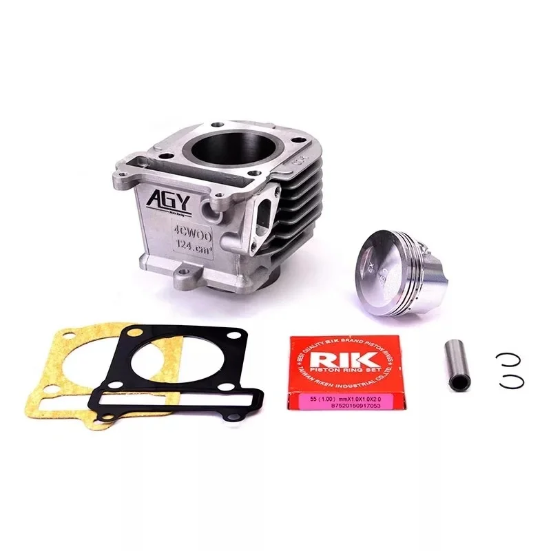 

Cylinder kit, 57mm, for ZY125, 4CW engine, big bore, cylinder, set, racing, tuning, parts, for Yamaha, ZY
