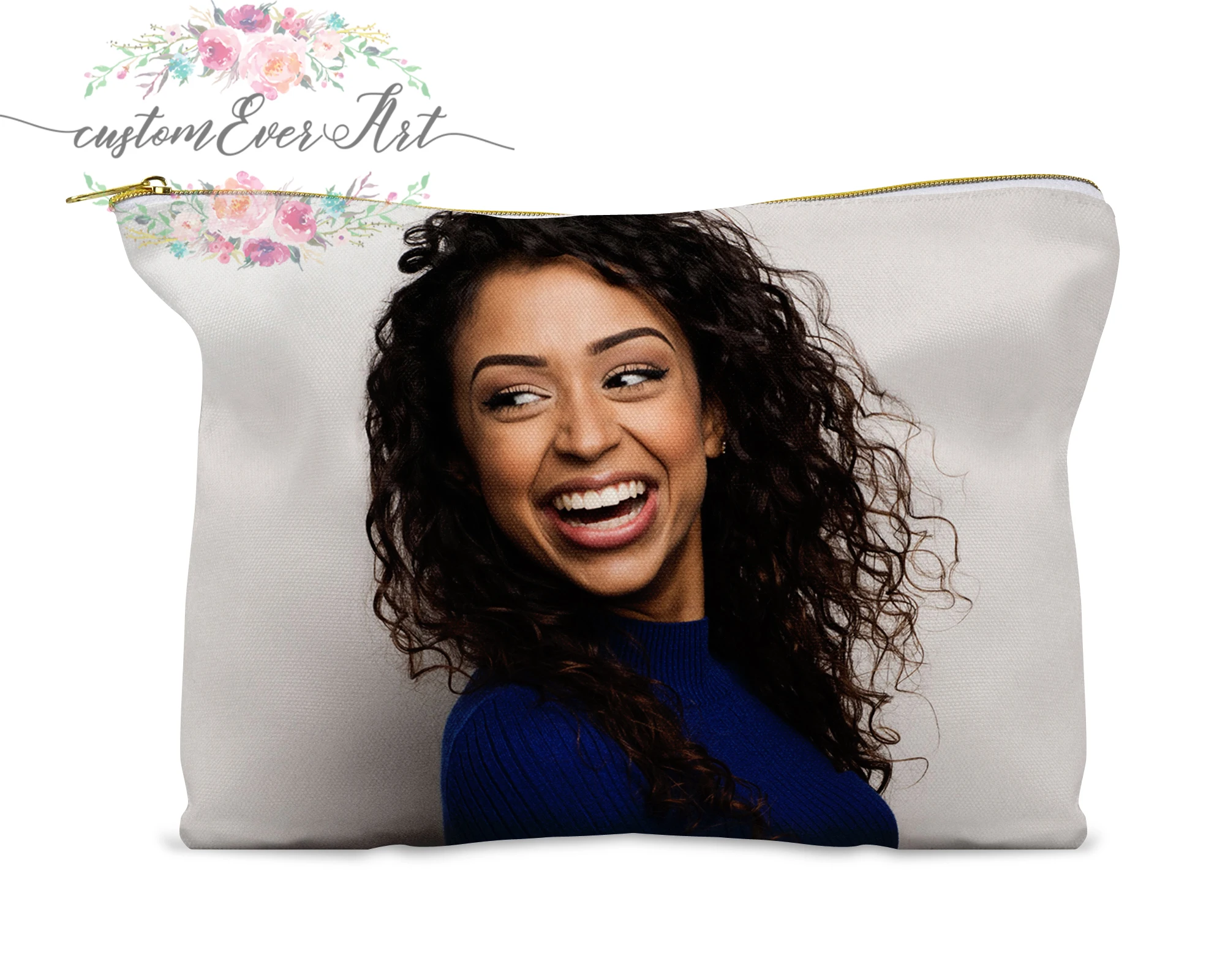 Liza Koshy косметичка Персонализированная маленькая косметичка Забавный органайзер для макияжа туалетный мешок сумка на молнии