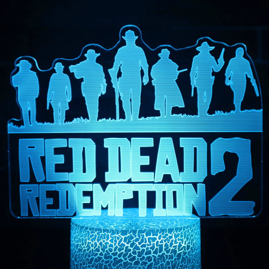 Игра Red Dead Redemption 2 Ночник подарок домашний светильник голландский ван дер Линде светодиодный ночной Светильник Декор для спальни ночной Светильник для детей