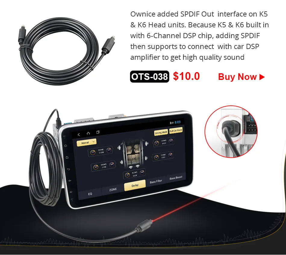 Ownice K5 Вращающийся 1 din 2din 10,1 автомобильный Радио Универсальный dvd-плеер gps navi DSP 360 панорама SPDIF усилители оптическая траектория