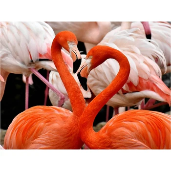 

Diamond embroidery Flamingo 5d diy diamond painting Cross Stitch Animal bird full square drill Rhinestone mosaic home decor