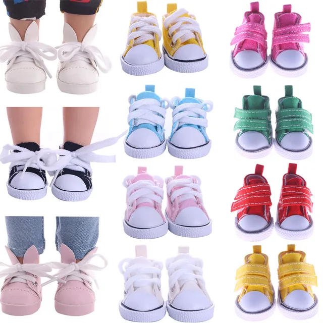 Trendy and stylish doll shoes: Blythes Doll Costume 5 Cm 1/6 BJD Doll Canvas Shoes enhance your dolls fashion statement.