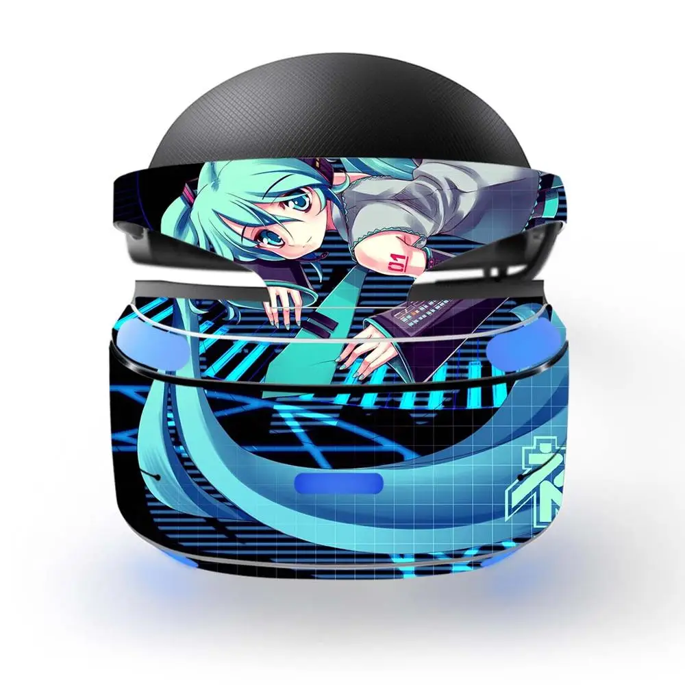 KPSVR0030 Hatsune Мику Съемная виниловая наклейка Кожа Наклейка Обложка протектор для Playstation VR PS VR PSVR Защитная Пленка Наклейки - Цвет: KPSVR0030