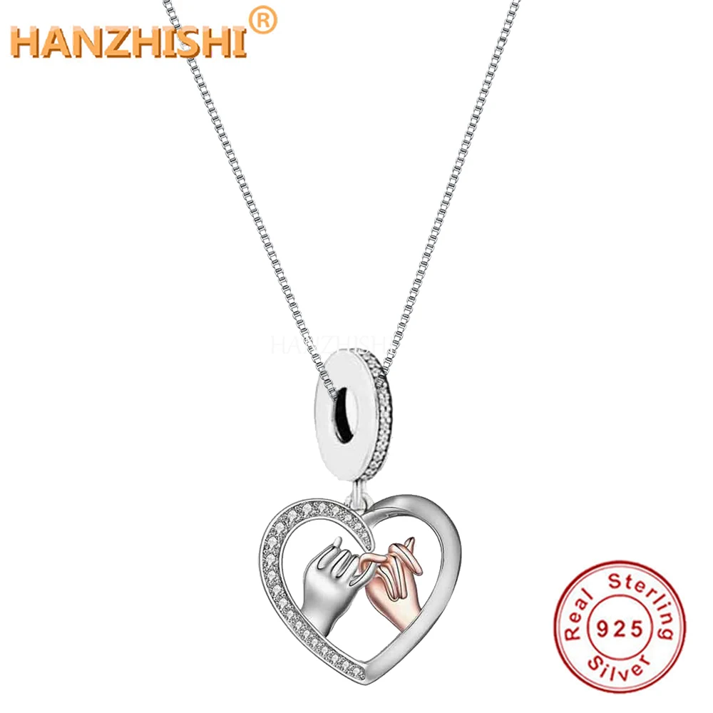 

Real 925 Sterling Silver Promise For Love Heart Pendant Necklace Jewellery Anniversary Birthday Mum Wife Girlfriend Child Gifts