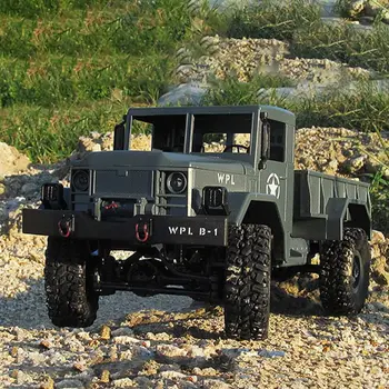 

WPL B14 RC Car 1/16 Rock Crawler Off-Road 4WD 2.4G Military Truck Car Funny Toy R9JD
