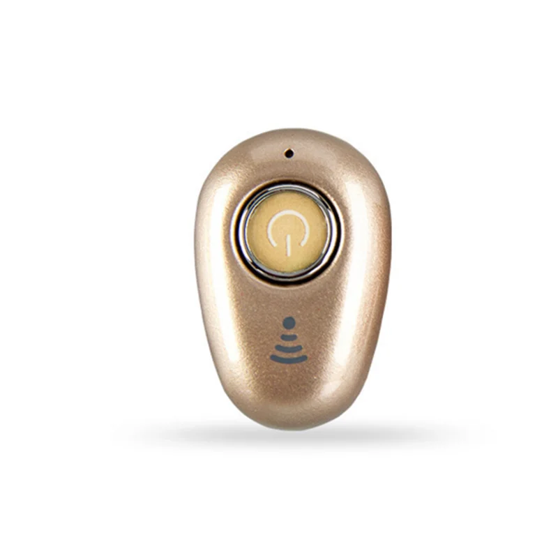 Gold Мини Bluetooth наушники беспроводные наушники-вкладыши S650 стерео Бас Спорт Bluetooth наушники Handsfree с микрофоном для мобильного телефона - Цвет: Gold