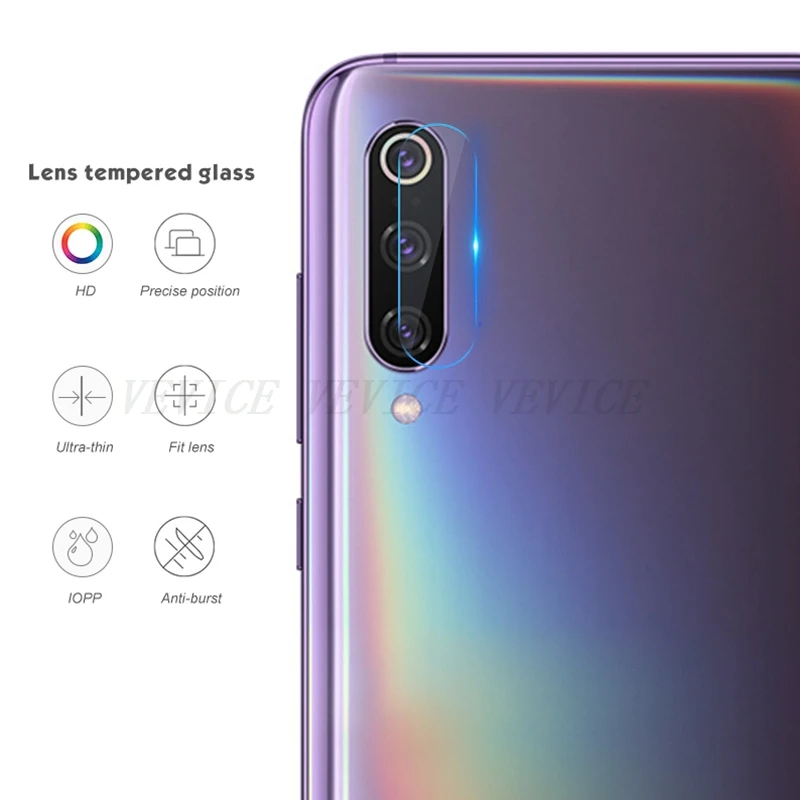 6D ультра тонкий объектив камеры Защитная пленка для экрана Xiaomi Mi 9 SE стекло