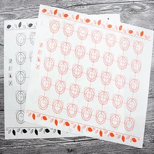 40*30 см силиконовый коврик для теста для выпечки Макарон; большие размеры 35-круги для выпечки духовка, макароны инструмент Противень вкладыш подноса коврик подкладка для торта